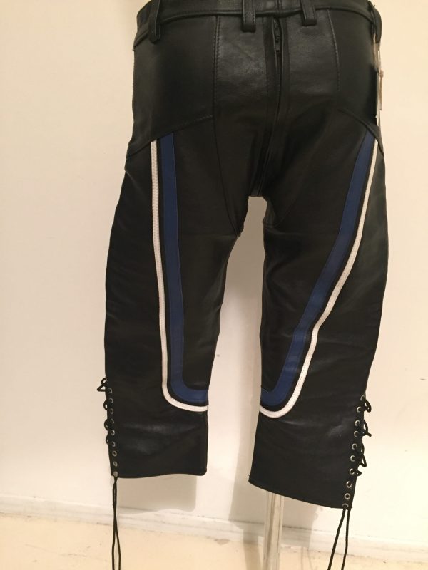 Mens Leather Baseball Pants MLB25 back