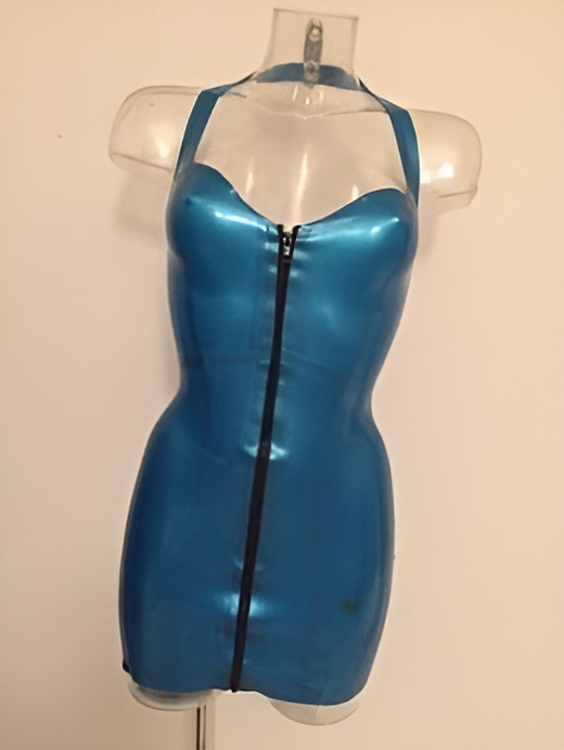 Womens Rubber Halter Dress Article number: WHD01